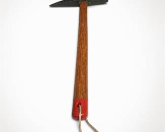 Lot 549: Vintage Chipping Hammer with Cord Lanyard
