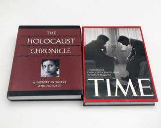 Lot 742: 2 Sealed Books: The Holocaust Chronicle & TIME History