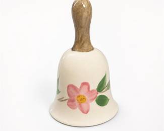 Lot 577B: Franciscan Desert Rose 50th Anniversary Dinner Bell