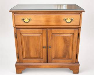 Lot 468: Permacraft Maple Two-Door Cabinet with Drawer