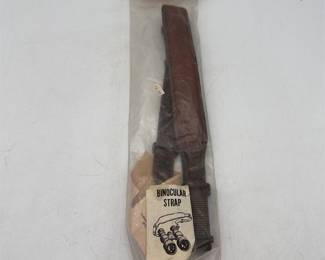 Lot 618: AA&E Leathercraft Binocular Strap - New in Package