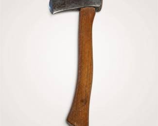 Lot 544: Vintage Craftsman Camp Hatchet with Wood Handle