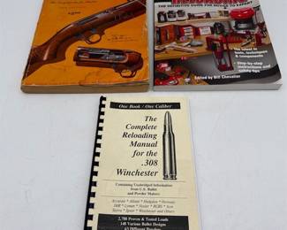 Lot 615: 3 Firearms Books: 1961 Gun Digest & Reloading Manuals