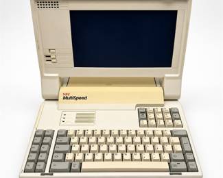 Lot 625: NEC MultiSpeed EL Portable Computer PC-16-02 with Case