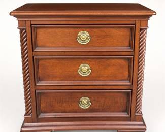 Lot 470: Stanley Furniture Three-Drawer Nightstand