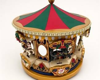 Lot 622: Mr. Christmas Holiday Merry-Go-Round Musical Carousel