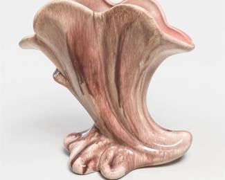 Lot 578B: Royal Haeger-Style Art Pottery Blossom Vase