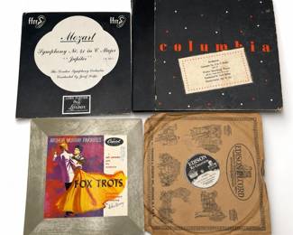 Lot 715: Vintage Records: Edison Diamond Disc, Columbia 78 Set & LPs