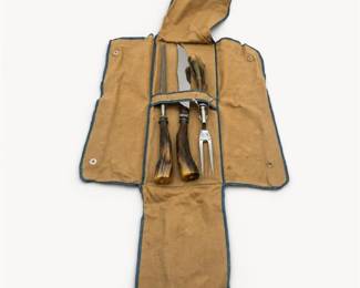 Lot 734: Remington DuPont Stainless Steel 3-Piece Carving Set