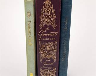 Lot 572: 3 Hardcover Books: Gourmet Cookbook & Mademoiselle de Maupin