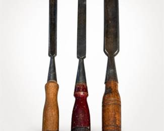 Lot 564B: 3 Vintage Socket Chisels & Gouges incl. Greenlee