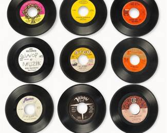 Lot 442: 29 1960s Rock & Garage 45 RPM Records with The Doors