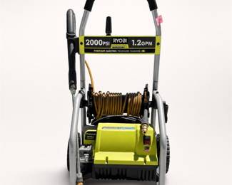 Lot 015: Ryobi RY141900 2000 PSI 1.2 GPM Electric Pressure Washer