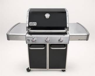 Lot 048: Weber Genesis Silver B Gas Grill with BBQ Tool Set