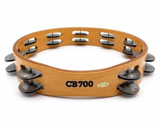 Lot 0914: CB700 Wooden Double-Row Tambourine