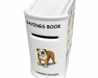 Lot 827A: Cardew Design 'Dog's Best Friend' Book Money Box