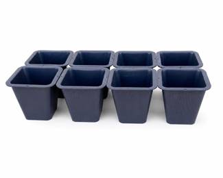 Lot 779: 8 Black Plastic Bed Risers