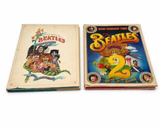 Lot 0916: 2 Beatles Illustrated Lyrics Books, Alan Aldridge
