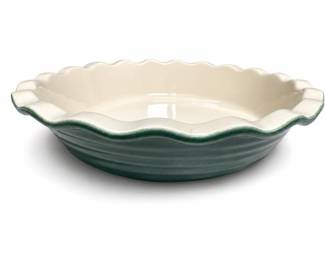 Lot 595: Emile Henry Ruffled Pie Dish 31-66