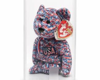 Lot 135: Ty "USA" Beanie Baby Bear