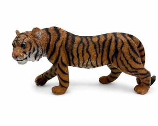 Lot 0691: Painted Rubber Bengal Tiger Figurine