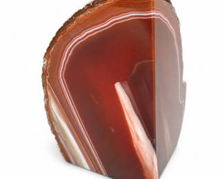 Lot 819: Polished Red Banded Agate Slice