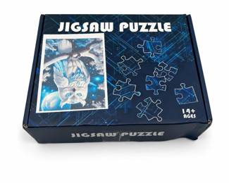 Lot 1025: 1000-Piece White Owl Jigsaw Puzzle