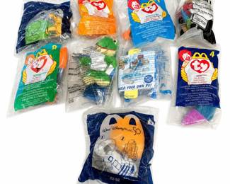 Lot 127: 9 Sealed McDonald's Happy Meal Toys