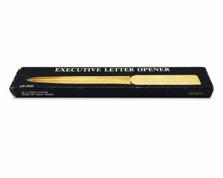Lot 1041: Concord LP-300 Gold-Plated Brass Letter Opener