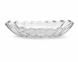 Lot 0697: Pressed Glass Oval Dish