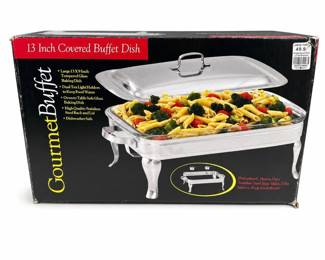 Lot 122: Gourmet Buffet 13-Inch Covered Buffet Dish - New in Box
