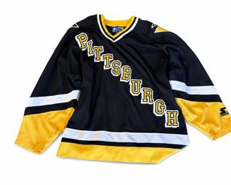 Lot 0912: Starter Pittsburgh Penguins Road Hockey Jersey