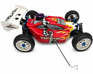 Lot 0673A: OFNA 9.5V Violator 1/8 Nitro Off-Road Buggy RTR