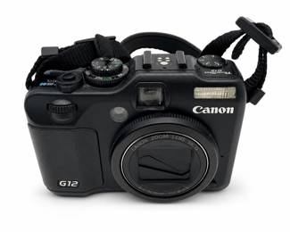 Lot 0913: Canon PowerShot G12 Digital Camera with Case