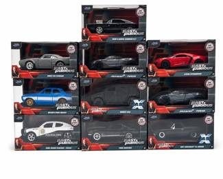 Lot 0682: 10 Jada Toys Fast & Furious 1:32 Die-Cast Cars