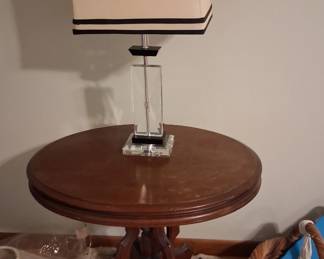 table and lamp