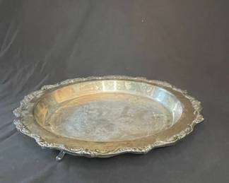 Taunton Silversmiths Silver-Plated Serving Tray