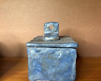 Handmade Studio Pottery Lidded Box