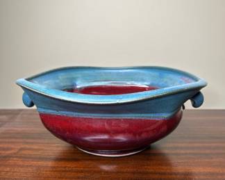 Studio Pottery Handled Bowl