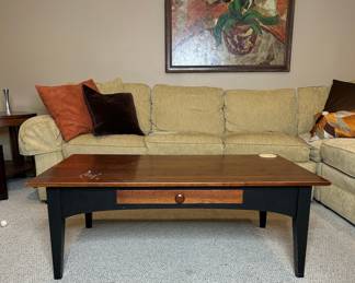 Ethan Allen Coffee Table with Drawer