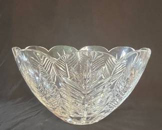 Waterford Crystal "Fern" Pattern Bowl - Designers Gallery Collection