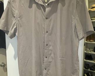 Armani Exchange Men's Short Sleeve Button-Down Shirt