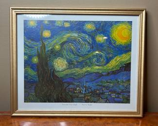 Vincent van Gogh Starry Night Framed Art Print