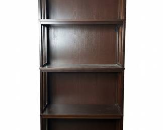 Mission Style Tall Open Bookcase