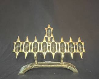 Hen Holon Brass Menorah