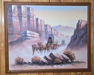 Large Western Painting 