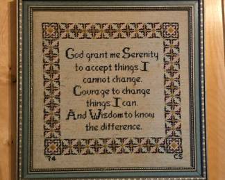 Cross Stitch Prayer