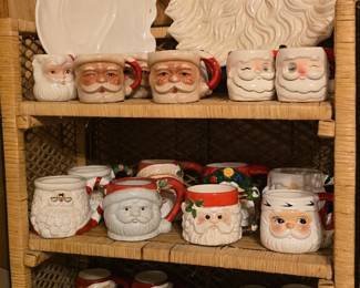 Vintage Christmas Decor  - Shelf
