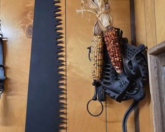 Antique Saw and Corn Schiller 