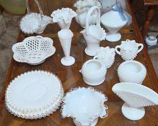Milk Glass  , Case Glass